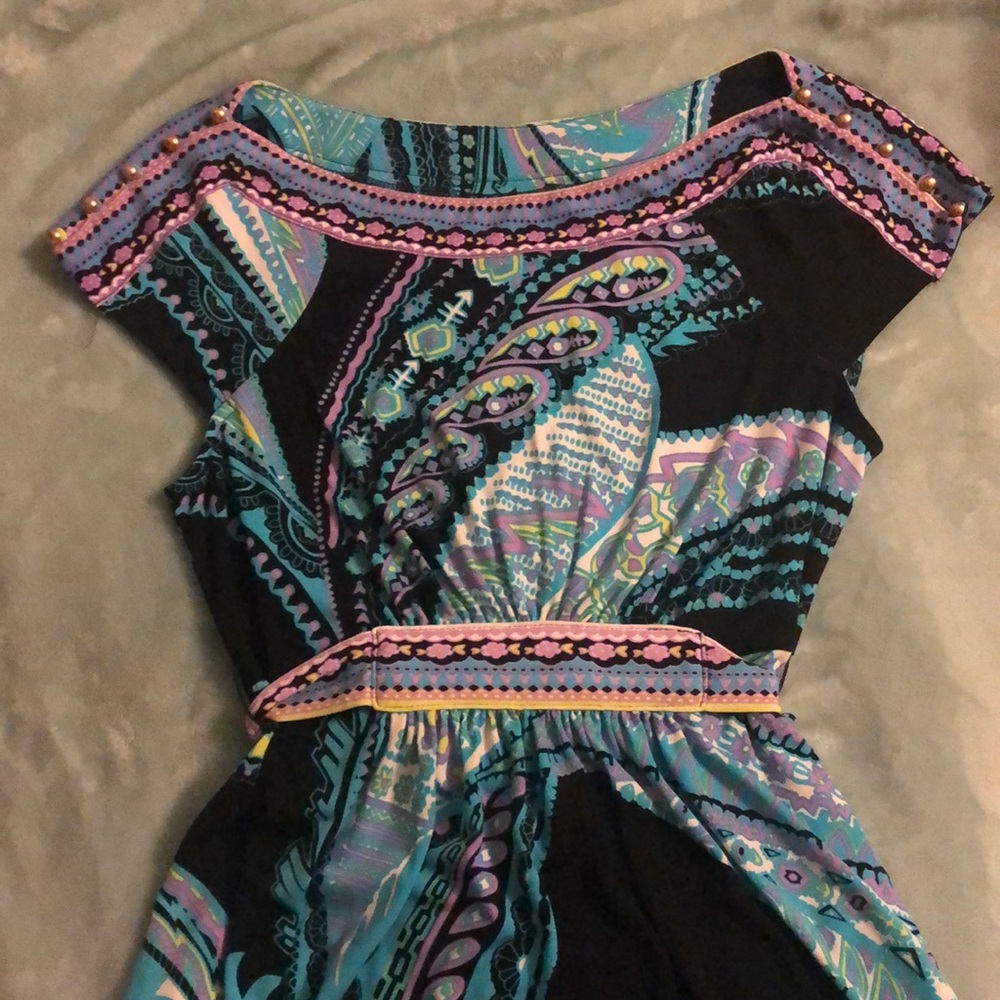New York & Co Printed Dress